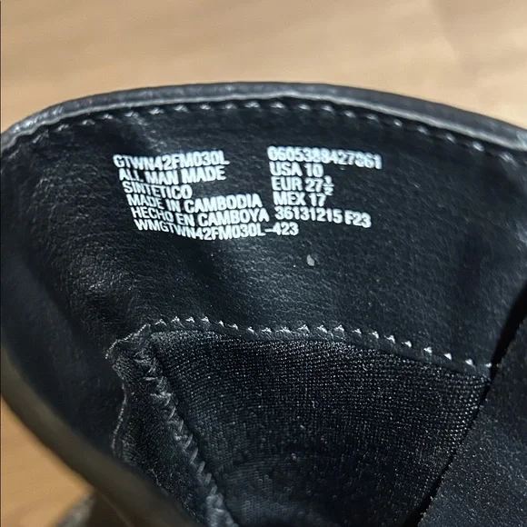 Black Leather Women's Boots - Picture 4 of 4